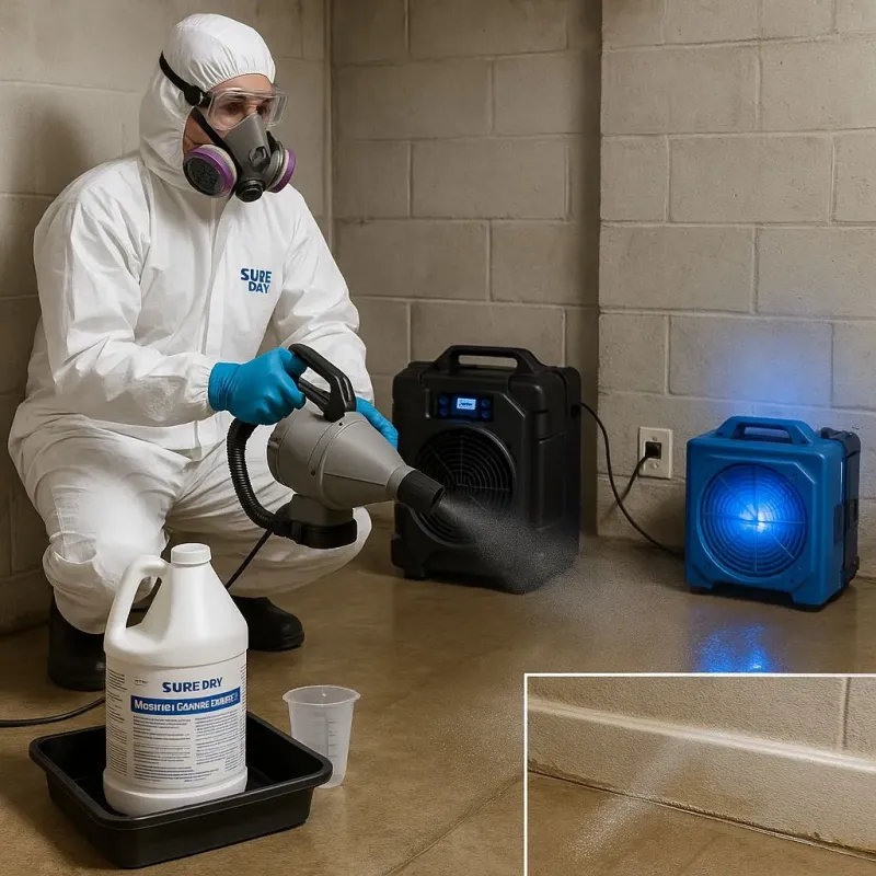 Sanitization and Odor Removal process in Holly Hills, CO